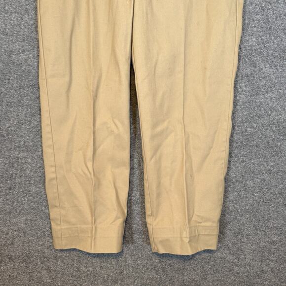 Dickies Pants Mens 40x28 Beige 874 Original Fit Work Pants Pleated - Picture 2 of 12